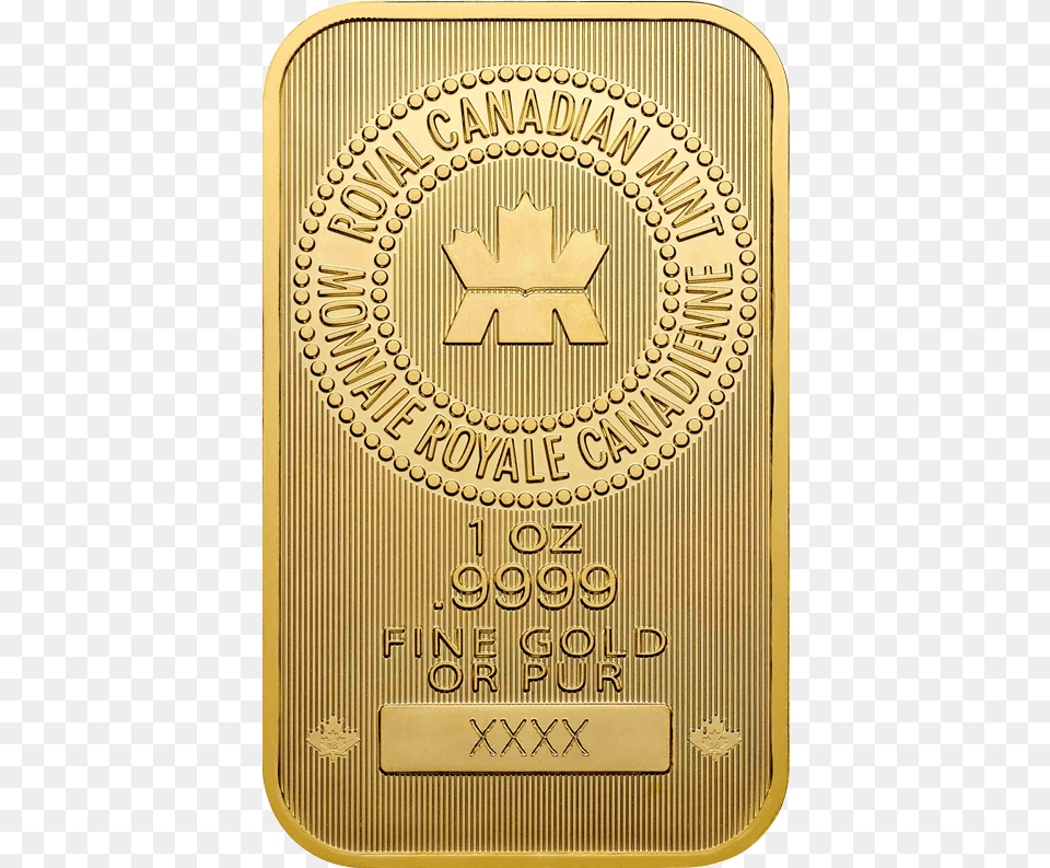 Canadian Gold Bar 1 Oz, Logo, Symbol Png Image