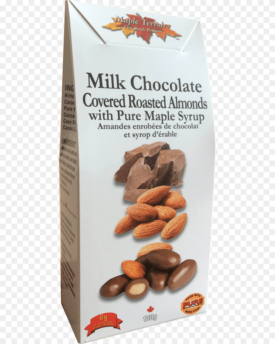 Canadian Maple Syrup Milk Chocolate Covered Almonds Maple Syrup, Almond, Food, Grain, Produce Free Transparent Png