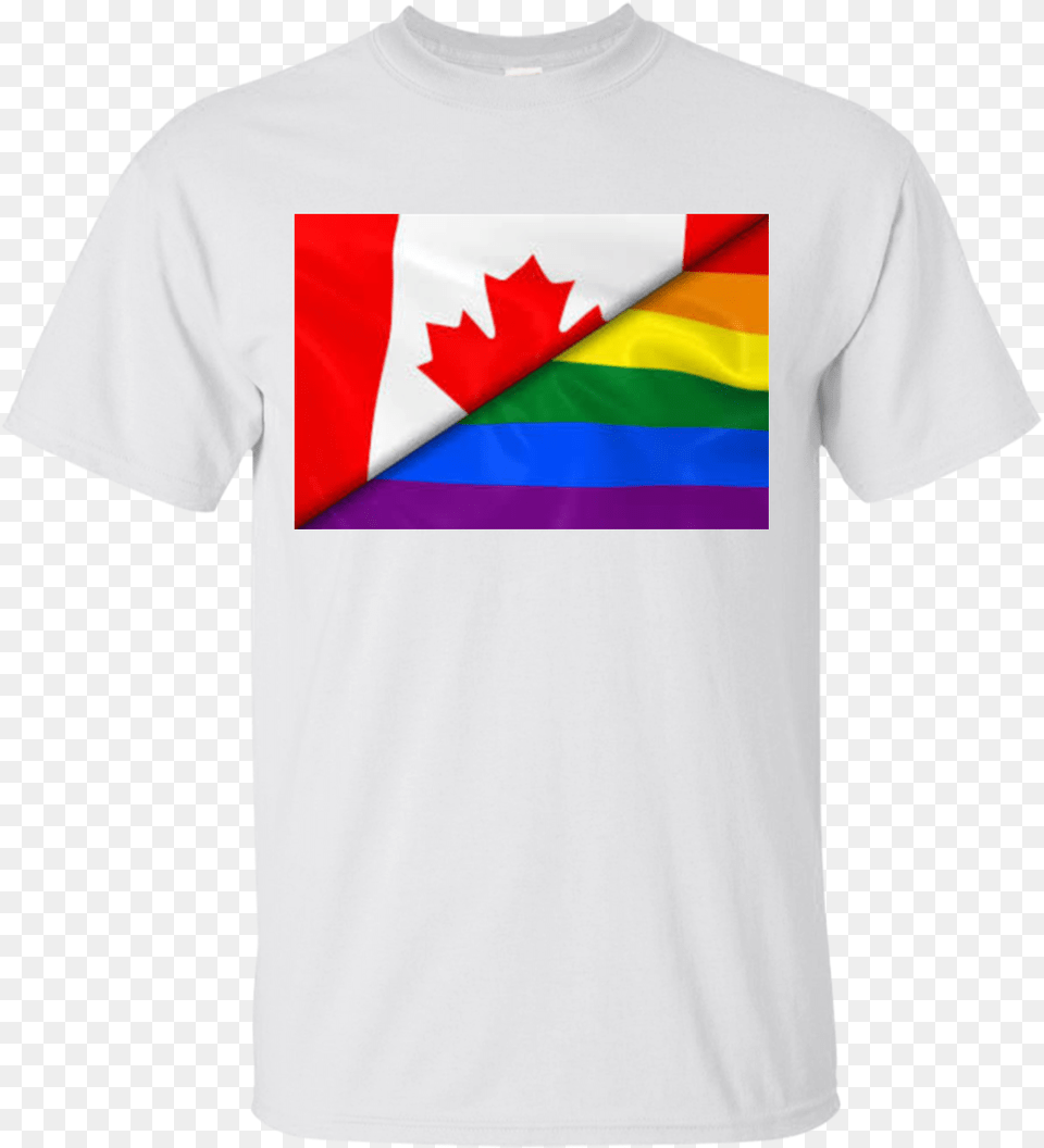 Canadian Pride Flag Emblem, Clothing, T-shirt Free Png
