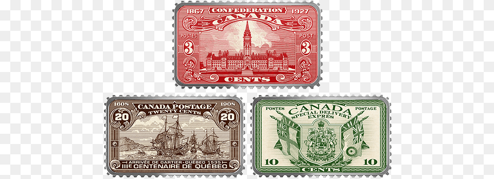 Canadian Silver Coina Stamps, Postage Stamp Free Png