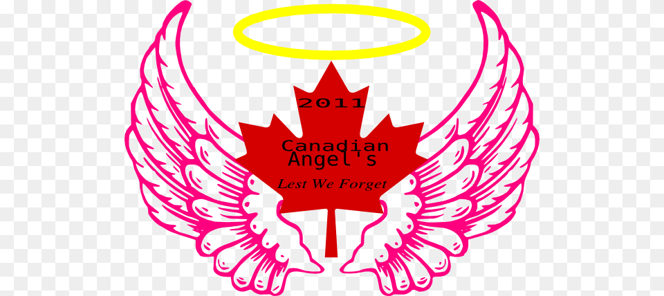 Canadian Wing Angel Halo Clip Art, Leaf, Plant, Symbol, Emblem Free Transparent Png