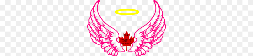 Canadian Wing Angel Halo Clip Art, Accessories, Necklace, Jewelry, Emblem Free Png