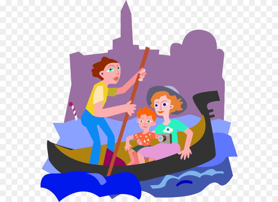 Canal Clipart Gondolier, People, Person, Baby, Face Png