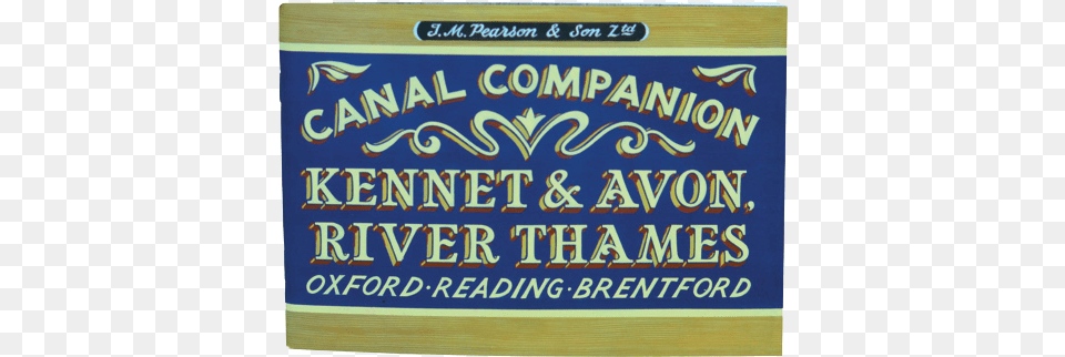 Canal Companion Book Pearson39s Canal Companion Kennet And Avon River, Text, Plaque Free Transparent Png