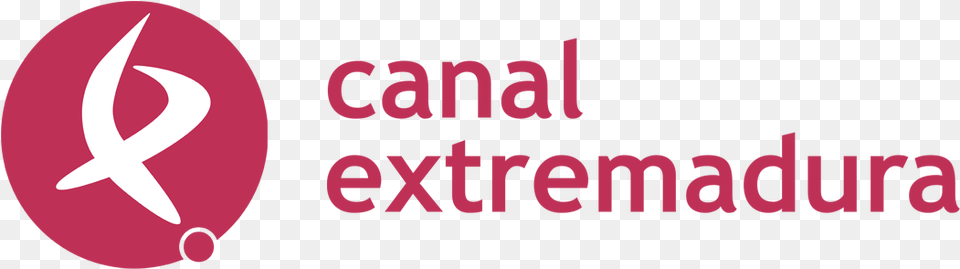 Canal Extremadura Circle, Logo, Maroon Png