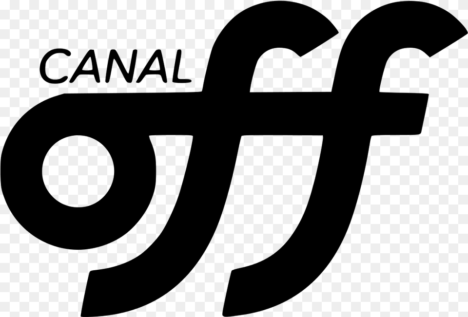 Canal Off Logo, Gray Free Png