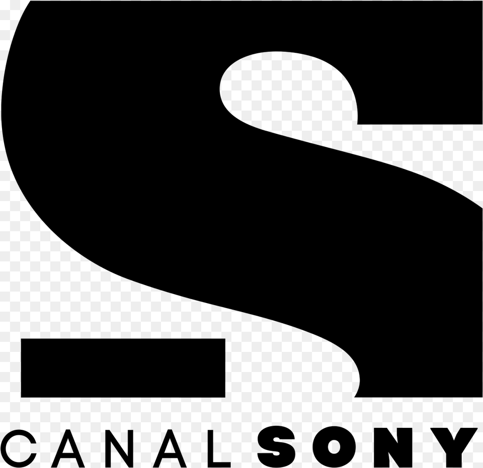 Canal Sony Logo, Gray Png Image