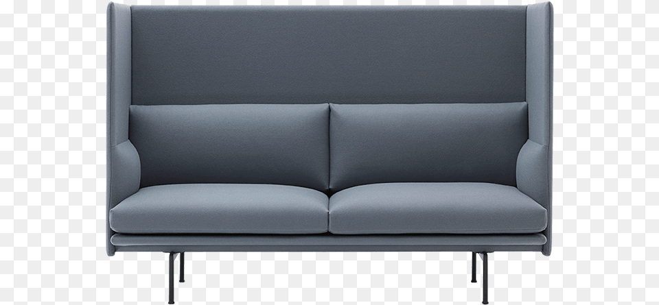 Canap Muuto Outline Gris, Couch, Cushion, Furniture, Home Decor Png Image