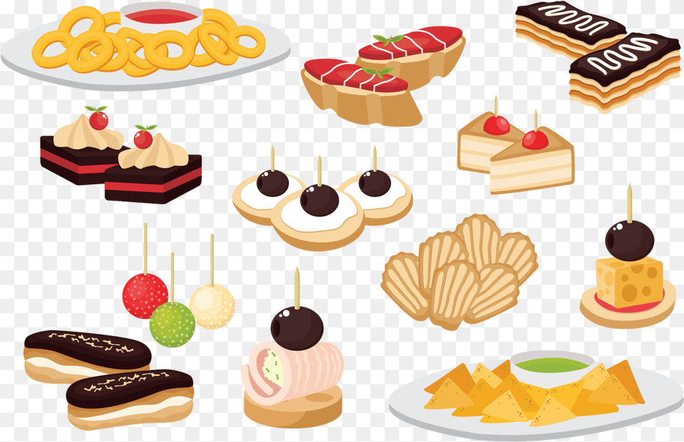 Canape Snacks Appetizer Vector Hors D Oeuvres Clipart, Dessert, Food, Pastry, Shop Png