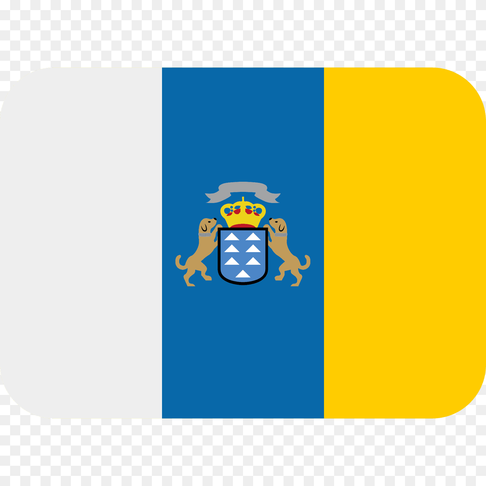 Canary Islands Flag Emoji Clipart, Logo Free Png Download