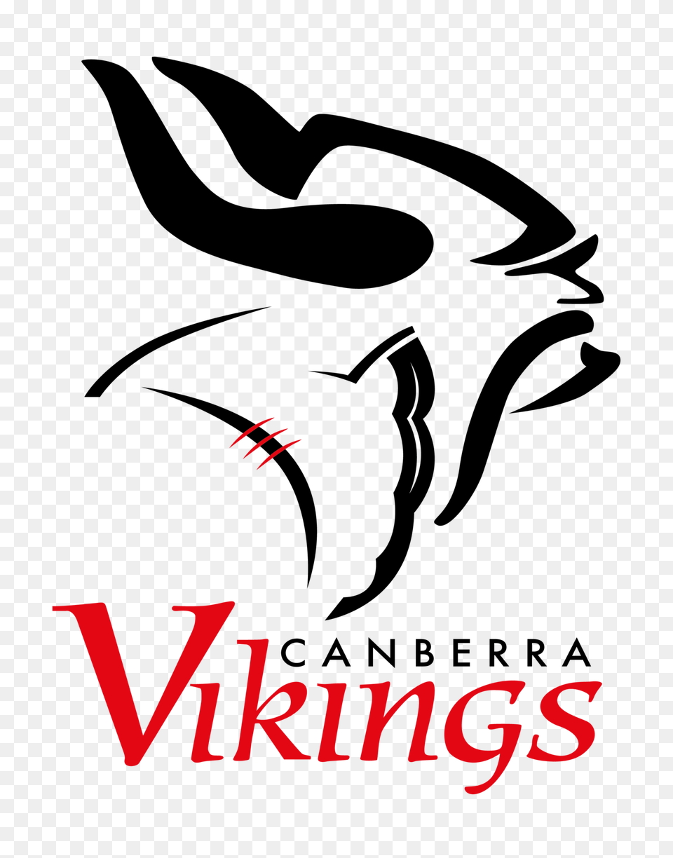 Canberra Vikings Rugby Logo Transparent, Book, Publication, Animal, Fish Png Image