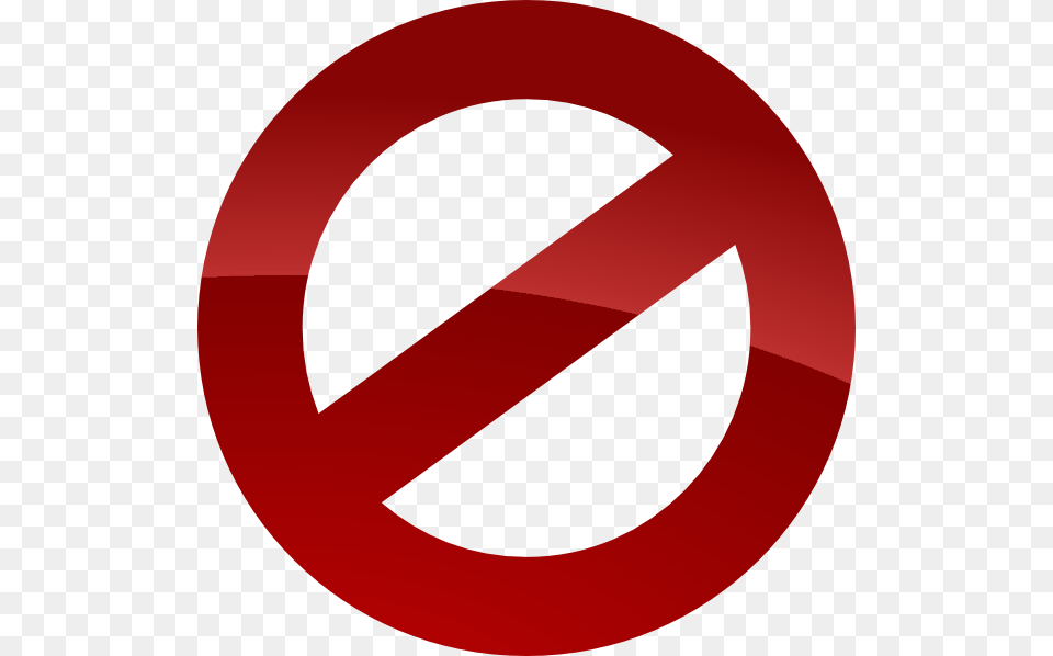 Cancel Button No Line Svg Clip Arts Ghostbusters Logo Without Ghost, Sign, Symbol, Road Sign Free Png