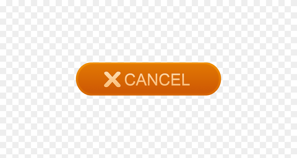 Cancel Orange Button, Logo, Text Free Transparent Png