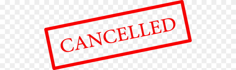 Cancelled, Sticker, Text Free Png