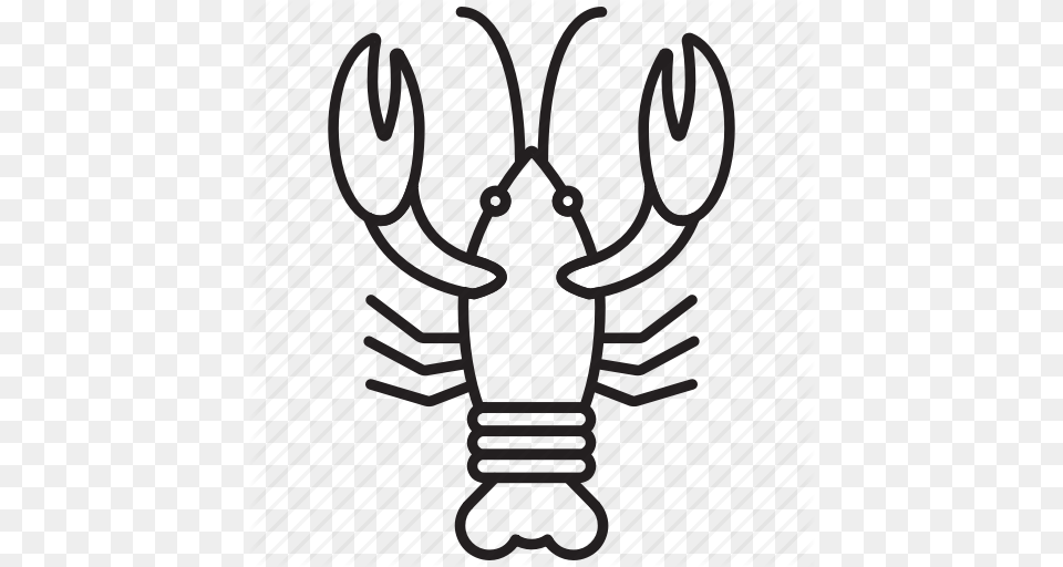 Cancer Crab Crawfish Crayfish Lobster Sea Food Seafood Icon, Animal, Crawdad, Invertebrate, Sea Life Free Png Download