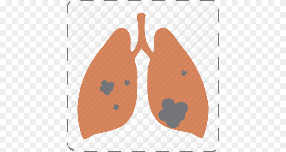 Cancer Ill Lung Sick Icon, Food, Produce, Plant, Fruit Png Image