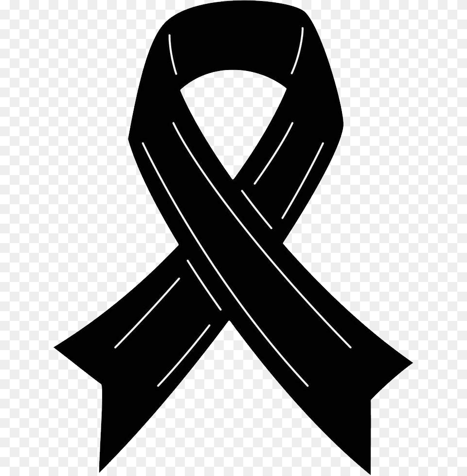Cancer Logo Transparent Background Black Cancer Ribbon, Symbol, Adult, Female, Person Free Png Download