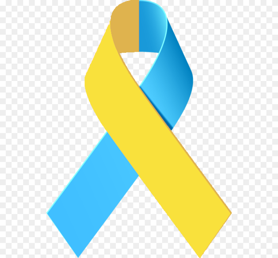 Cancer Ribbon Breast Cancer Awareness Ribbon Clip Art Yellow And Blue Cancer Ribbon Free Png