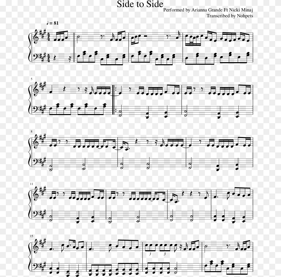 Cancer Twenty One Pilots Piano Sheet Music, Gray Free Png