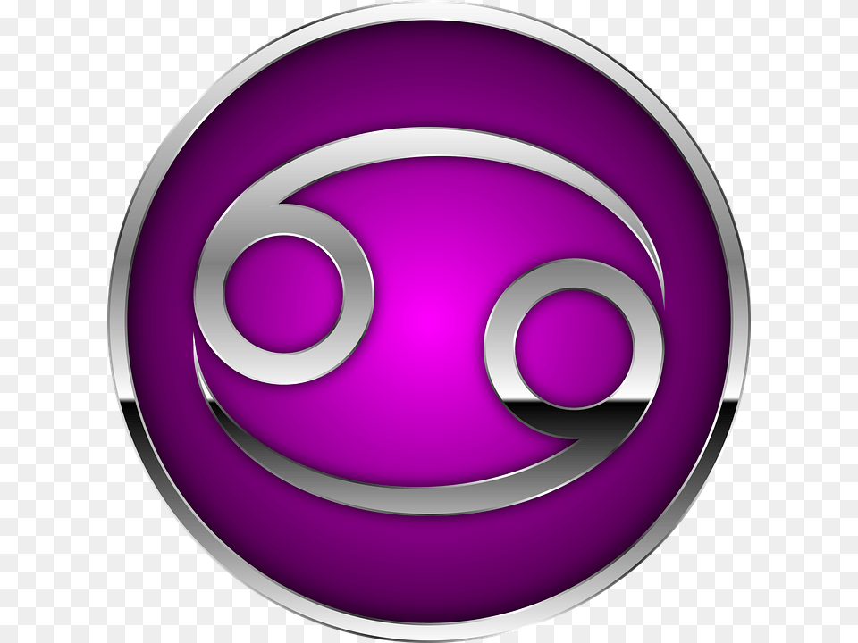 Cancer Zodiac, Purple, Sphere, Disk Png Image