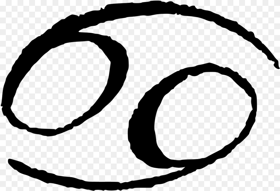 Cancer Zodiac Symbol Picture Cancer Zodiac Symbol, Gray Free Png