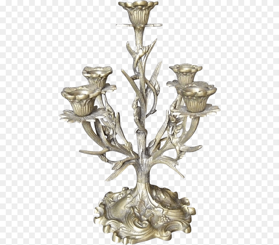 Candelabra Bronze Sculpture, Chandelier, Lamp, Candle Png Image