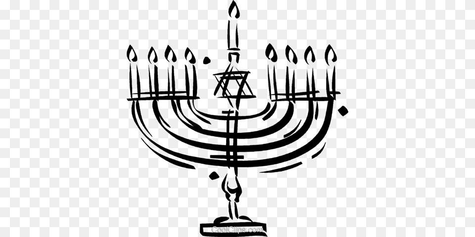 Candelabra Royalty Free Vector Clip Art Illustration Candelabro Judeu, Festival, Hanukkah Menorah, Chandelier, Lamp Png