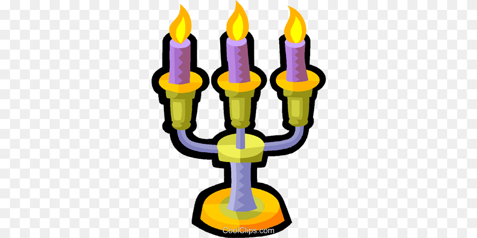 Candelabra Royalty Vector Clip Art Illustration, Candle, Dynamite, Weapon Free Png