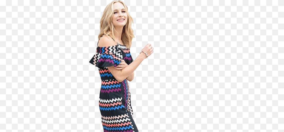 Candiceaccola Candiceking Sticker By Miranda Basic Dress, Finger, Head, Person, Face Free Png Download