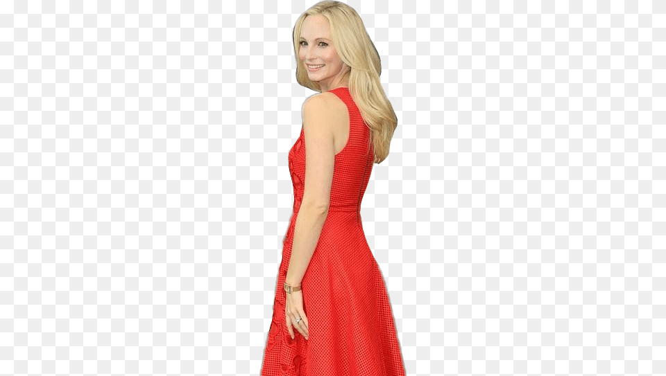 Candiceking Candiceaccola Tvd Cocktail Dress, Adult, Person, Hair, Formal Wear Free Png