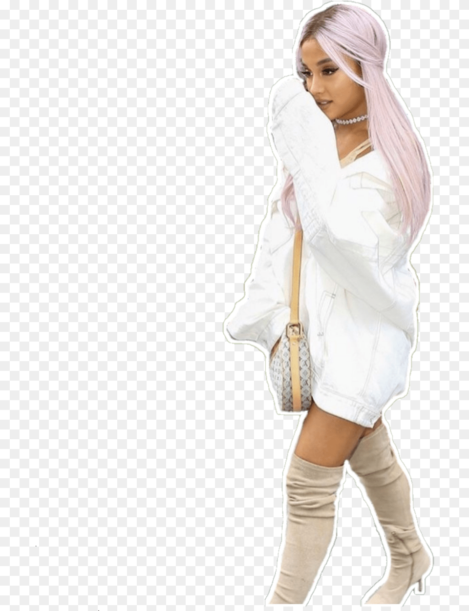Candid Ariana Grande Editing Girl, Person, Clothing, Costume, Accessories Free Png Download