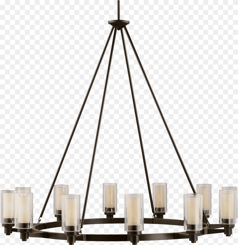 Candle Chandelier Non Electric Round Chandelier, Lamp Free Png Download