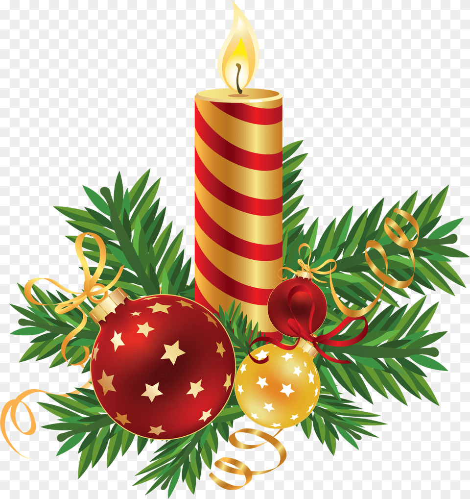 Candle Christma Red, Dynamite, Weapon Free Png Download