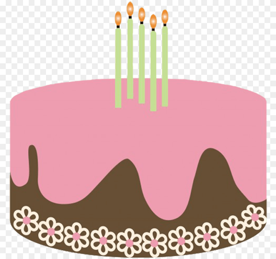 Candle Clipart Four Birthday Cake Art, Birthday Cake, Cream, Dessert, Food Png