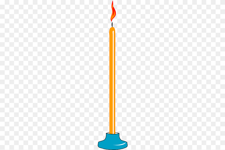 Candle Fire Flame Light Tall Candle Png Image