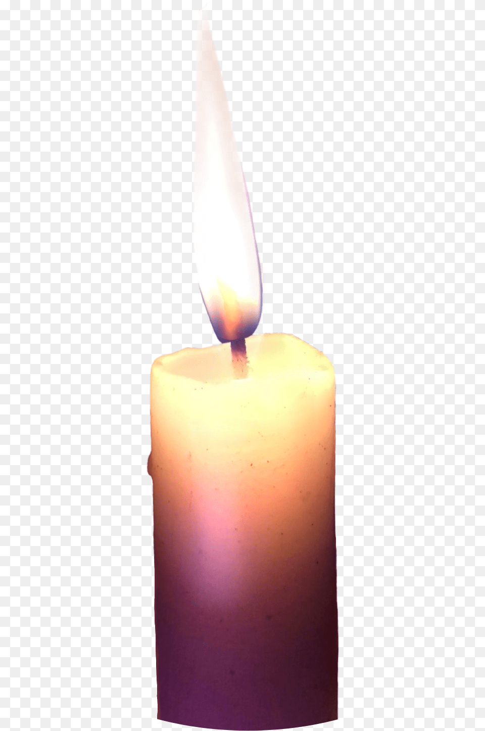Candle Flame Light Night Real Original Photograph, Fire Free Png Download