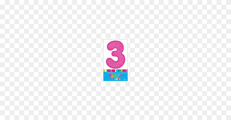 Candle Glitter Pink, Number, Symbol, Text Free Png