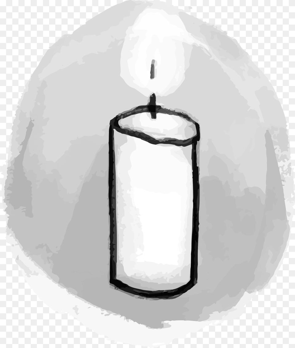 Candle Illustration For Bereavement And Sympathy Catering Illustration Free Png