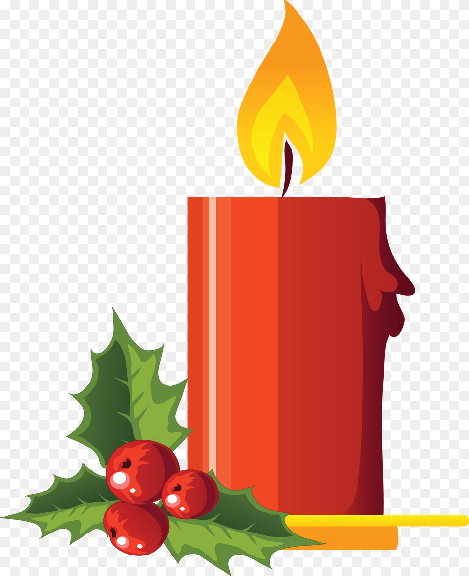 Candle Image Background Holly Free Transparent Png