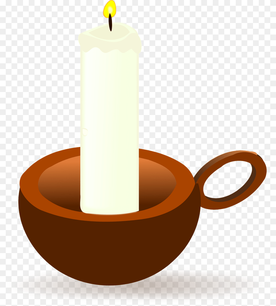 Candle In A Cup Clipart, Saucer Free Transparent Png