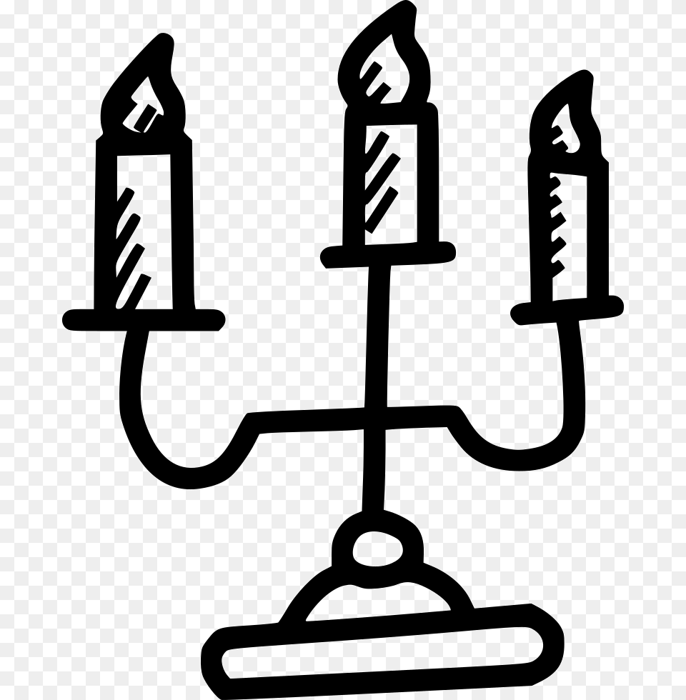 Candle Light Candelabra Christmas, Bow, Weapon Free Png