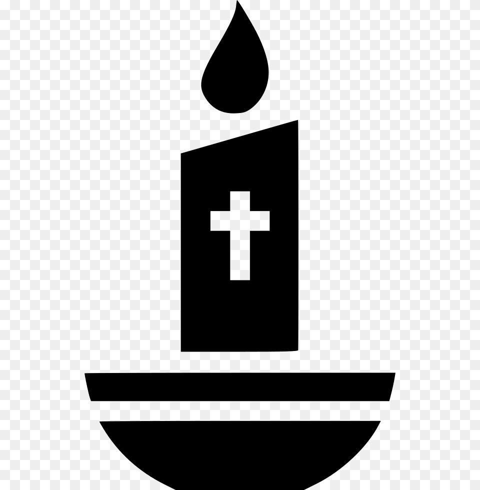 Candle Light Christmas Cross, Stencil, Symbol, First Aid, Altar Png Image