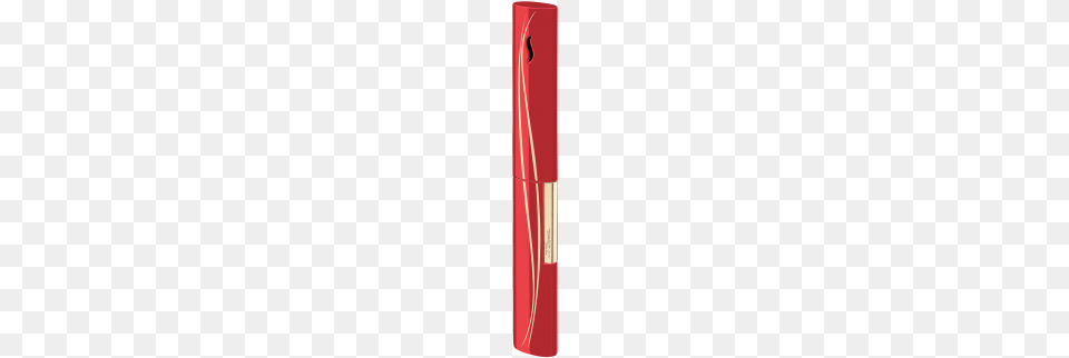 Candle Lighter The Wand Red Waves Gold St Dupont The Wand Candle Lighter, Bottle, Electronics, Phone Png Image