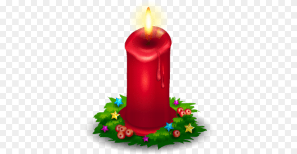 Candle Red Christmas Icon Of Christmas Candle Clipart, Birthday Cake, Cake, Cream, Dessert Png