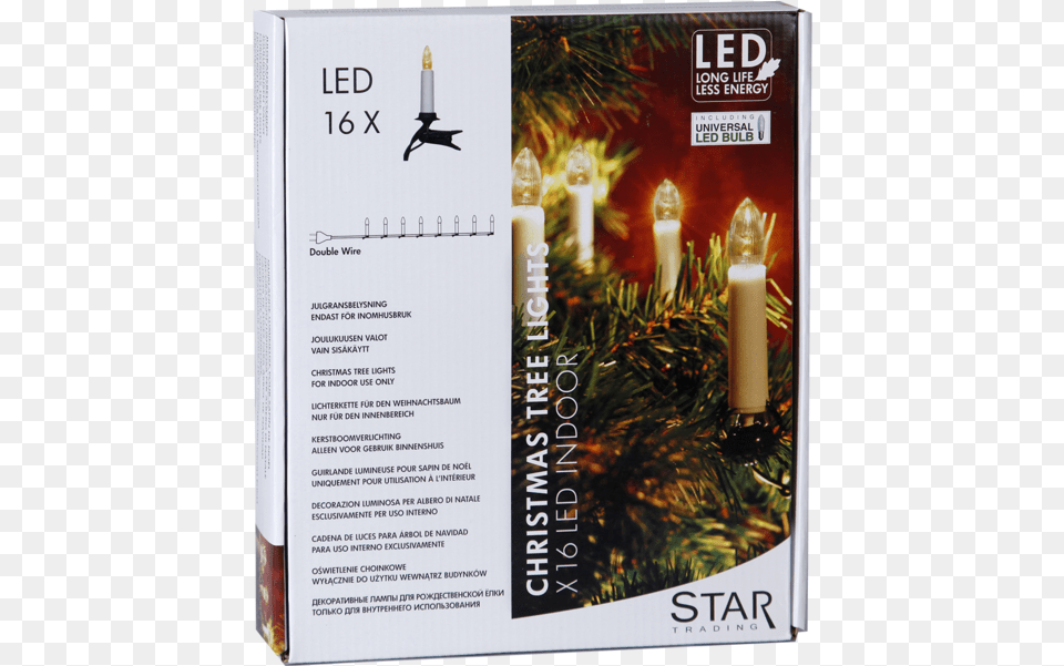 Candle Tree Lights Poster, Advertisement Free Transparent Png