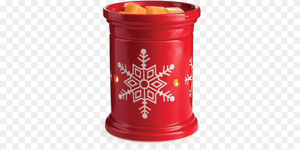 Candle Warmers Etc Red Snowflake Tabletop Warmer Png Image