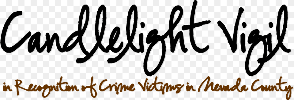 Candlelight Vigil Logo, Handwriting, Text, Calligraphy Free Png