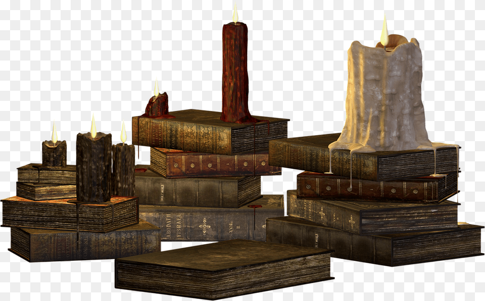 Candles Candle Books, Book, Publication, Altar, Architecture Free Transparent Png