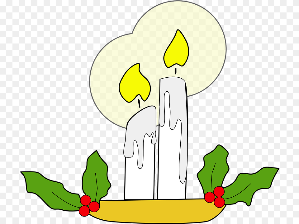 Candles Flame Holly Kerst Kaars, Flower, Petal, Plant, Baby Png