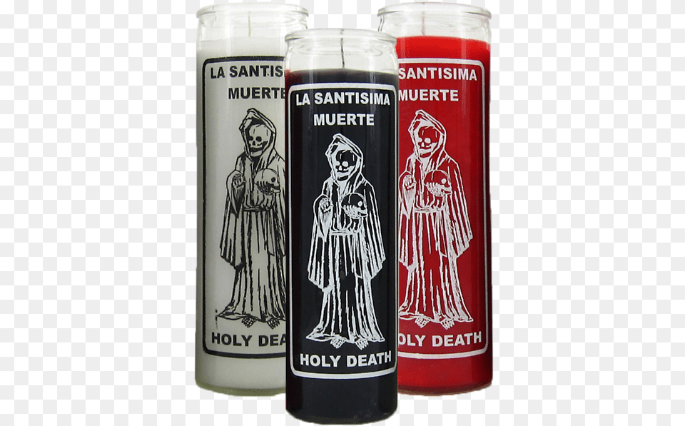 Candles Mexico And Santa Muerte Image Mexican Grim Reaper Candle, Adult, Person, Woman, Female Png
